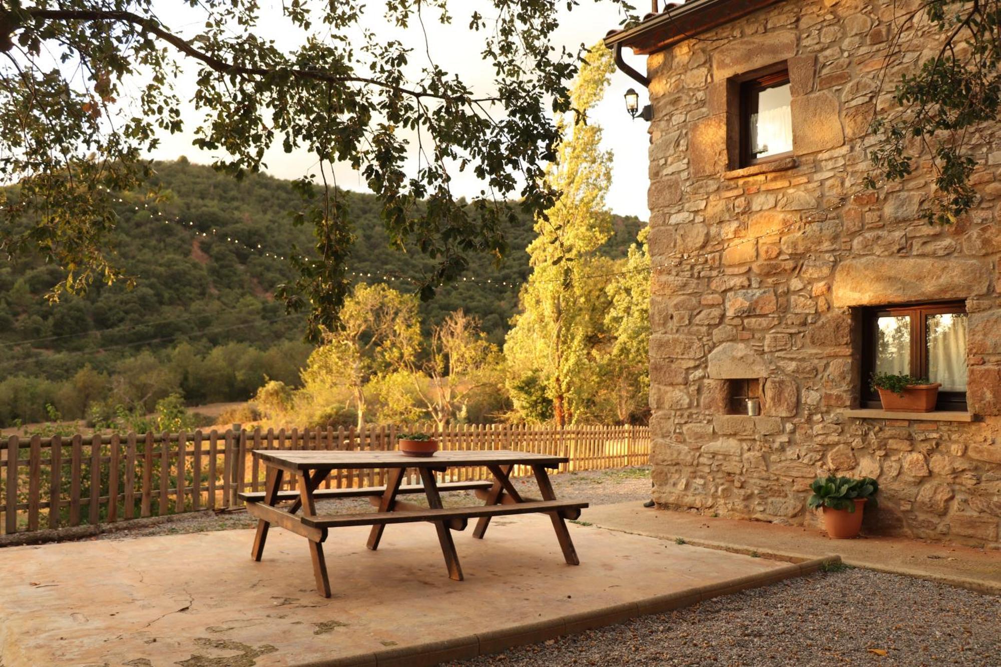 Ferienwohnung Mas Cal Gira Moia Exterior foto